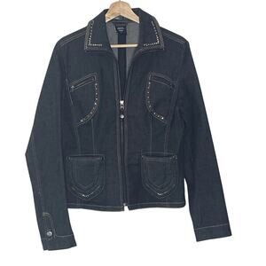 FRENCH‎ DRESSING FDJ BLACK JACKET SIZE S/P  VINTAGE